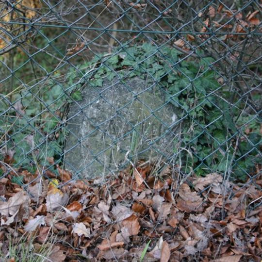 Milestone, Palmer's Bridge; opp. entrance to Pine Lake,