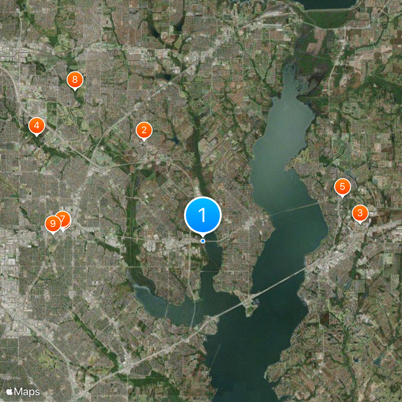 Rowlett Map