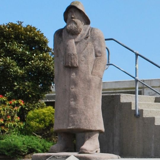 Fisherman statue, Greymouth