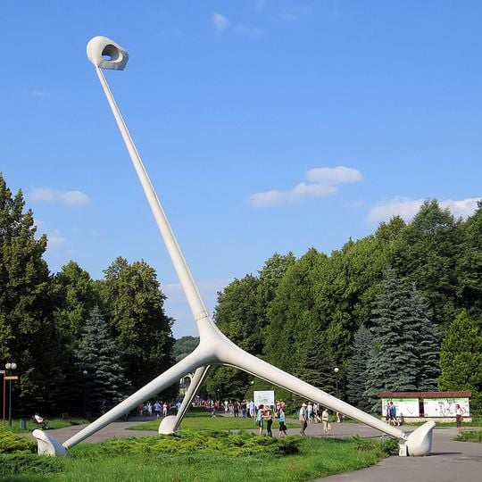 Rzeźba Żyrafy w Parku Śląskim