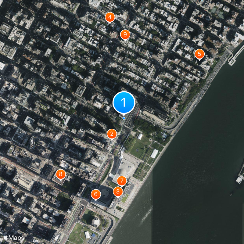 Trump World Tower Mapa