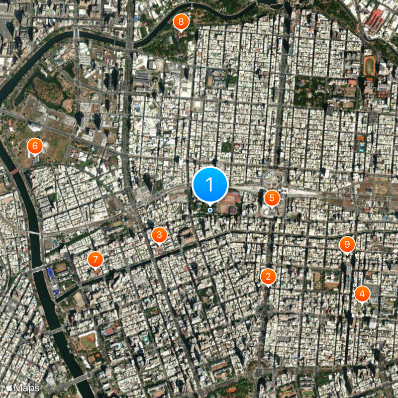 Kaohsiung Municipal Kaohsiung Senior High School Map