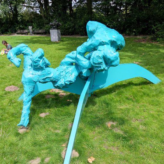 Two reclining figures