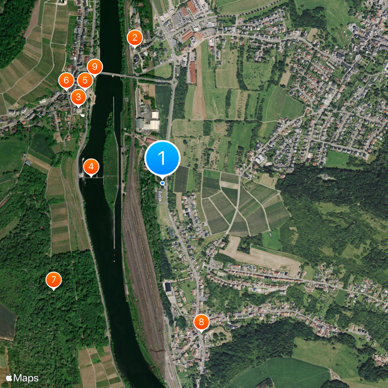 Mosel-Radweg Map