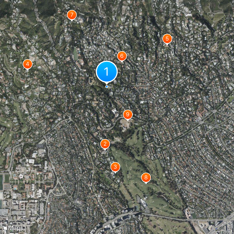 Carolwood Pacific Railroad Karte