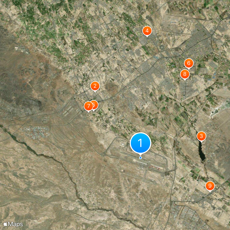 Tehran Imam Khomeini International Airport Map