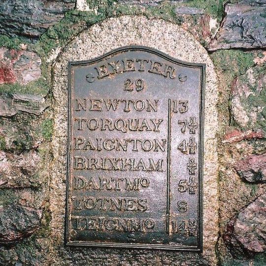 Milepost Plaque At Sx 913 554