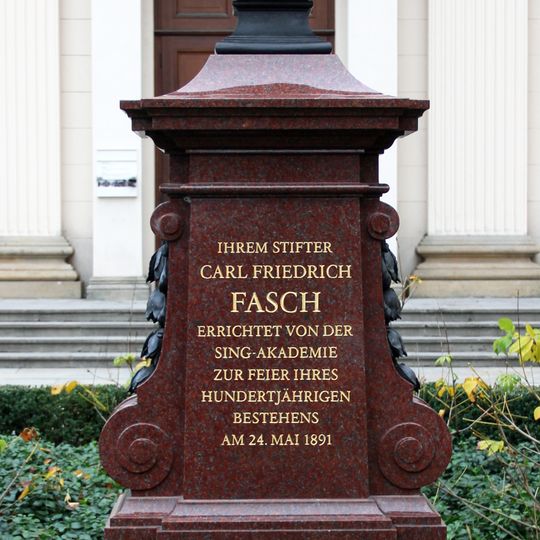 Büste Carl Friedrich Christian Fasch