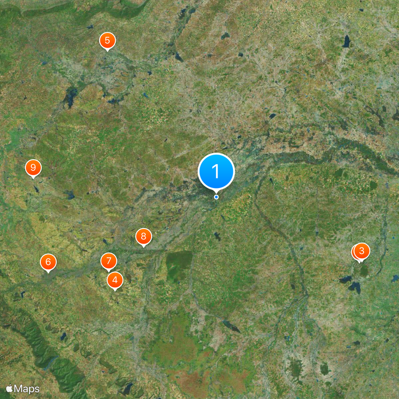 Phimai Historical Park Kaart