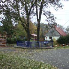 Most přes Milotický potok proti čp. 175 v Miloticích nad Opavou