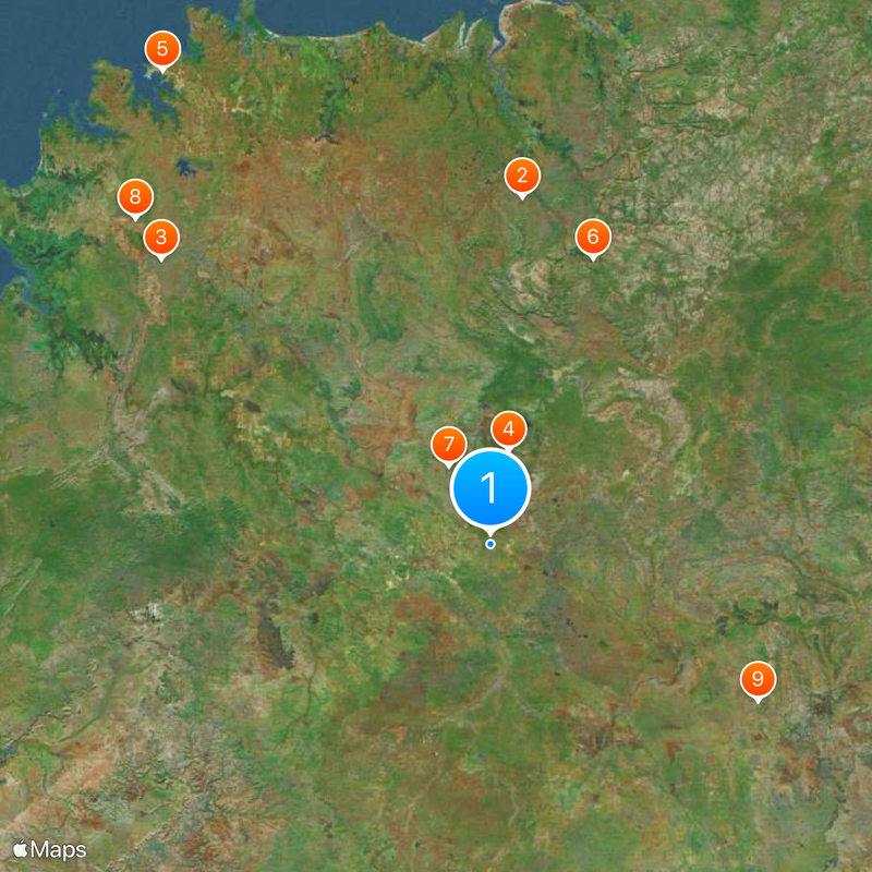 RAAF Base Tindal Map
