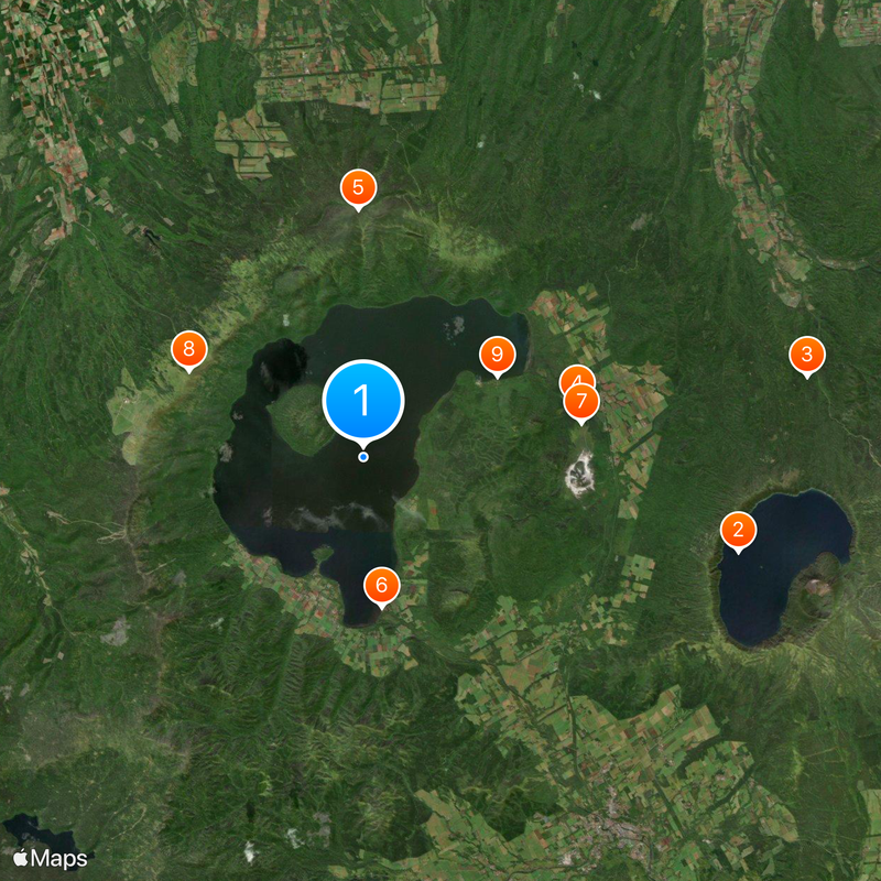 Lake Kussharo Map