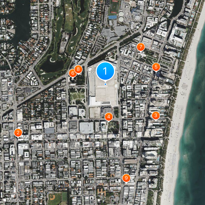 Miami Beach Convention Center Map