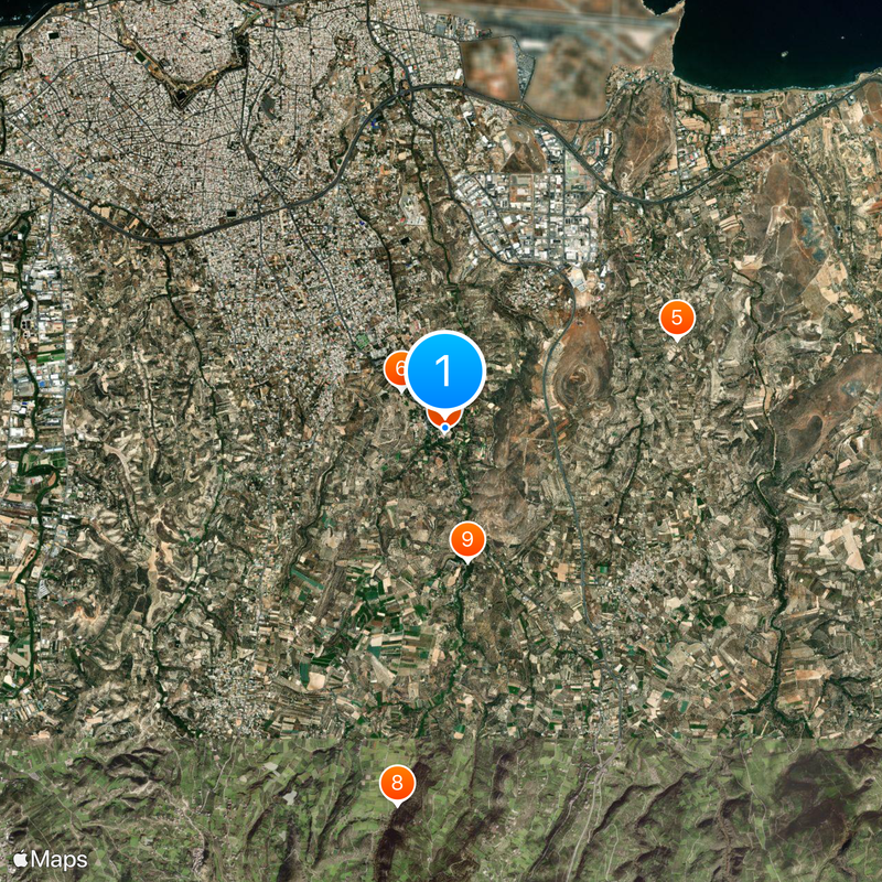 Palace of Knossos Map