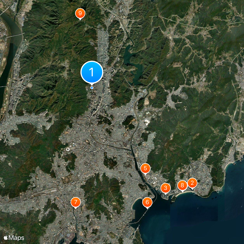 Pusan National University Map