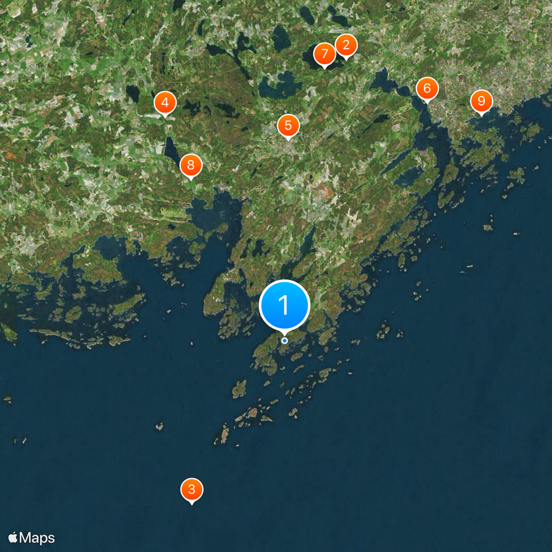 Porkkala Naval Base Map