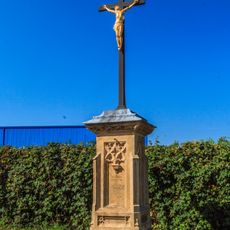 Kříž v Dašicích na křižovatce ulic Žižkova a 28 října