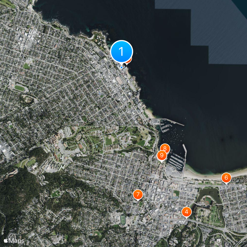Cannery Row Map