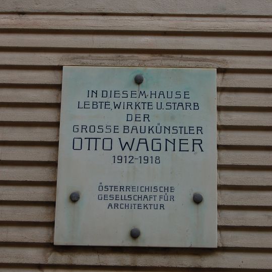 Gedenktafel Otto Wagner