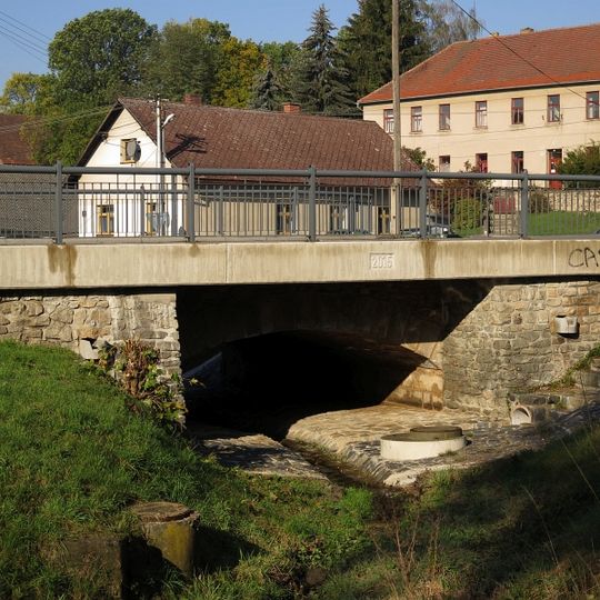 Most silnice II/150 přes Křivosoudovský potok v Křivosoudově