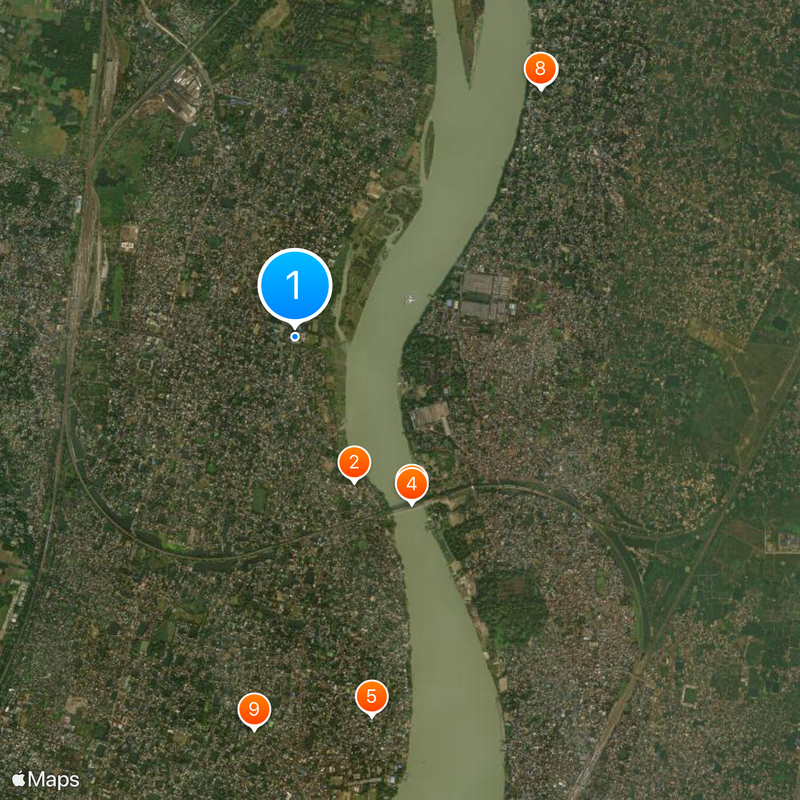 Rosenkranz-Basilika Karte