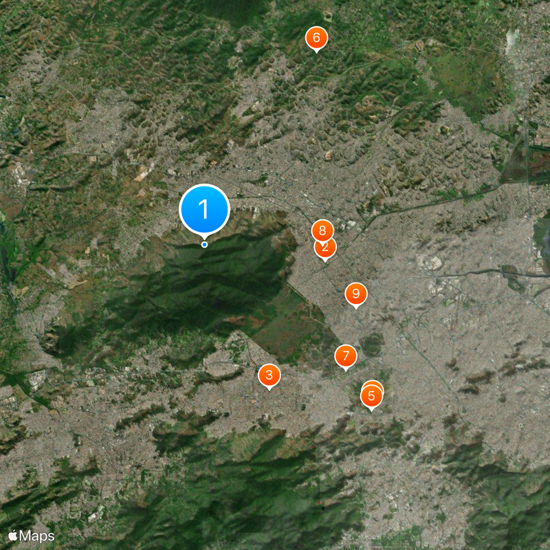 Nova Iguaçu Volcano Map