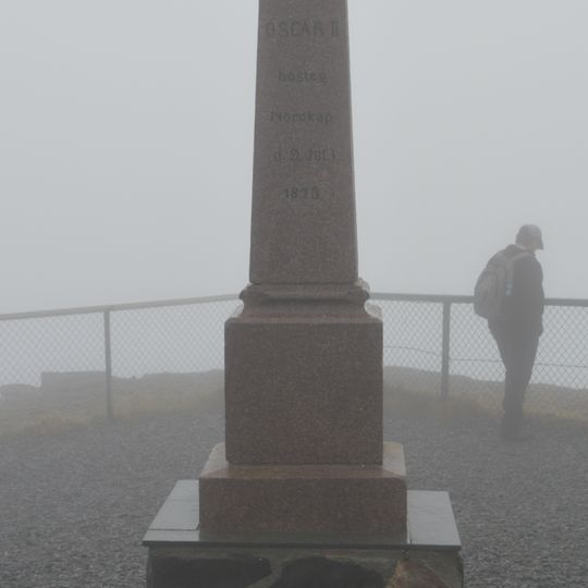 Obelisk in North Cape by King Oscar II
