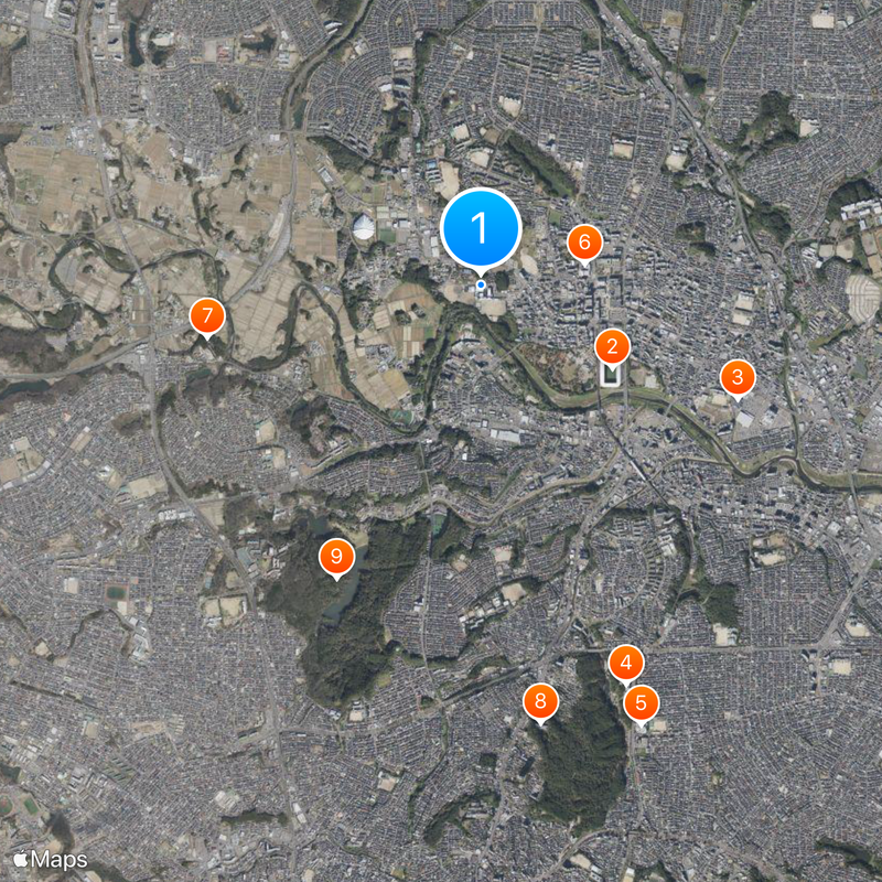 Sendai Commercial High School Map