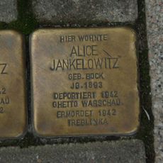 Stolperstein en memoria de Alice Jankelowitz