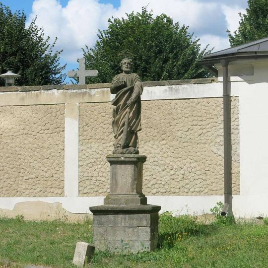 Socha svatého Jakuba Mladšího v Ruské ulici v Jičíně