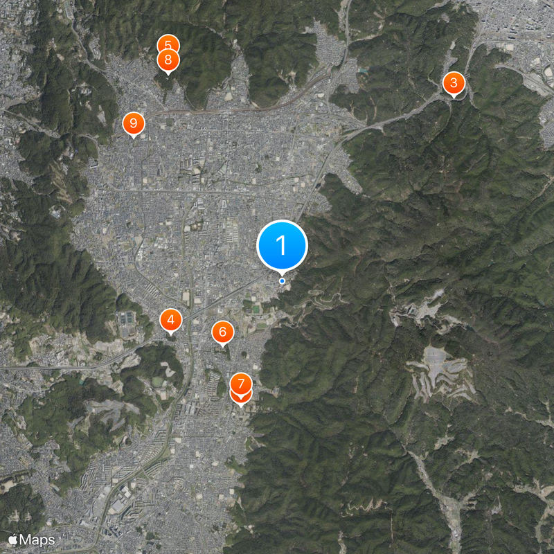 Kyoto Tachibana University Map