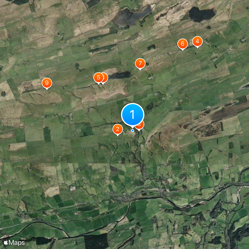 Castra Vindolanda Map