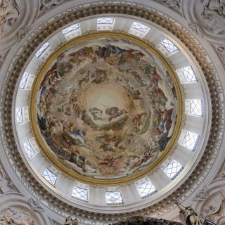 Fresco of the cupola of the church of Val-de-Grâce by Pierre Mignard