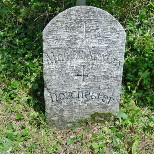 Milestone, Grimstone; opp.  road junction to Winterbourne Abbas