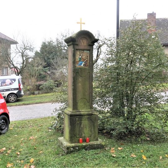 Kaplička VII. zastavení křížové cesty v Nové Pace