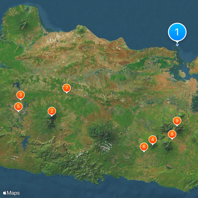 Bengawan Solo River Map