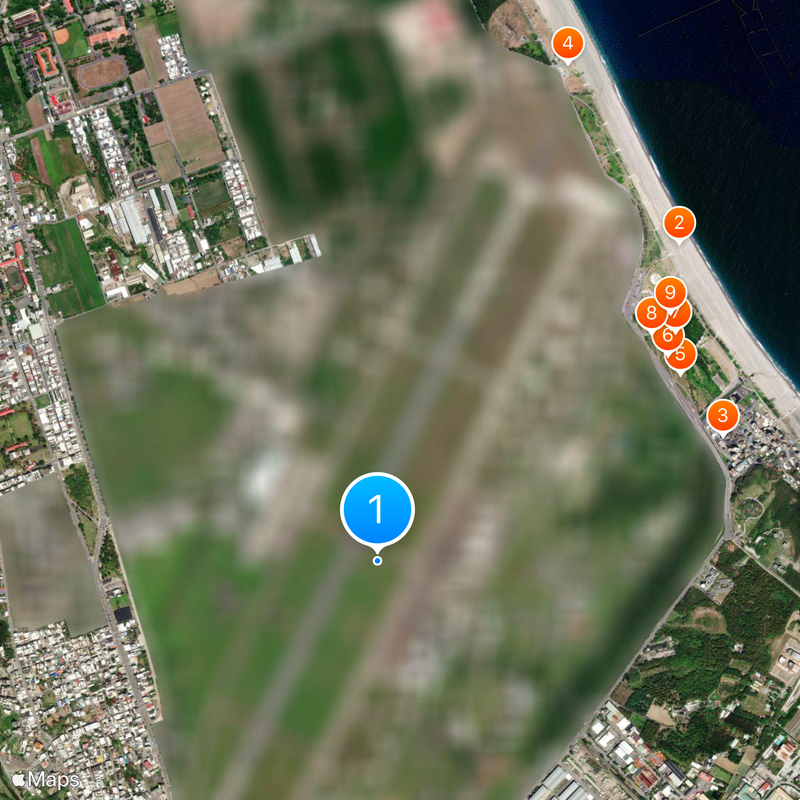 Hualien Airport Map