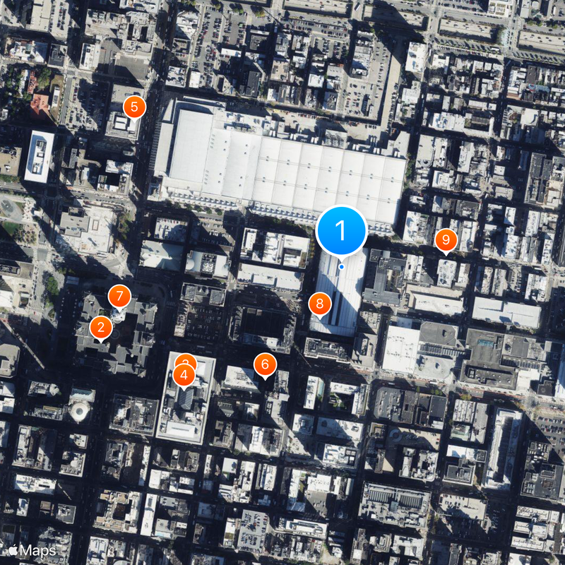 Reading Terminal Market Kaart