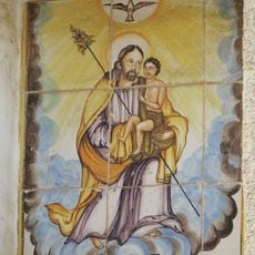 Ceramic panel of Saint Joseph at 19 Sant Josep street