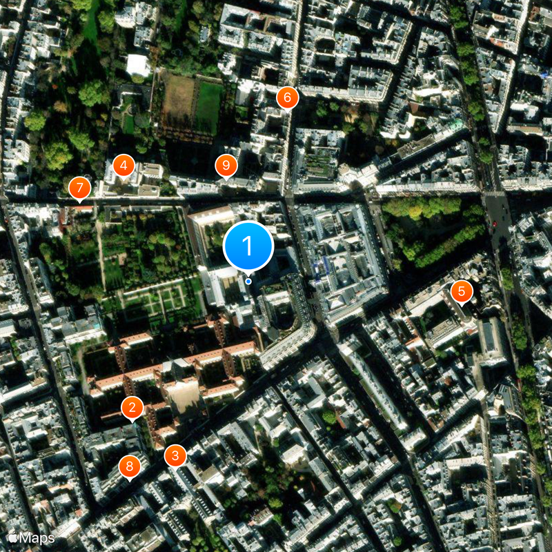 Chapel of Our Lady of the Miraculous Medal Map