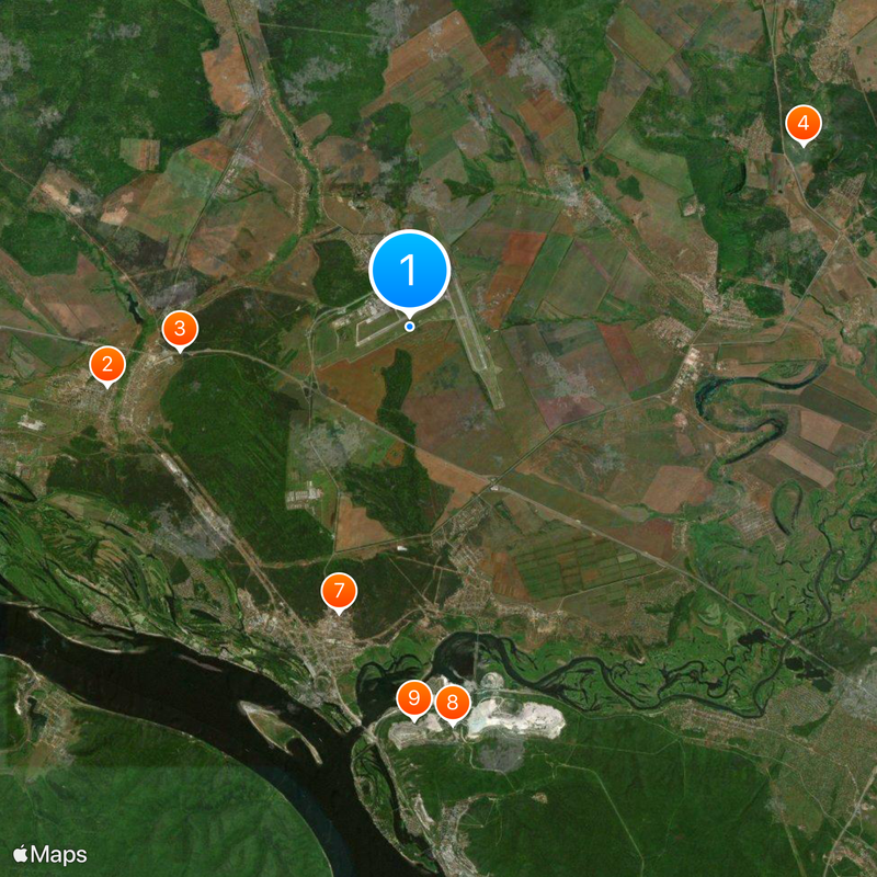 Kurumoch International Airport Map