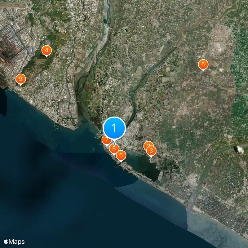 Donglong Temple Mapa