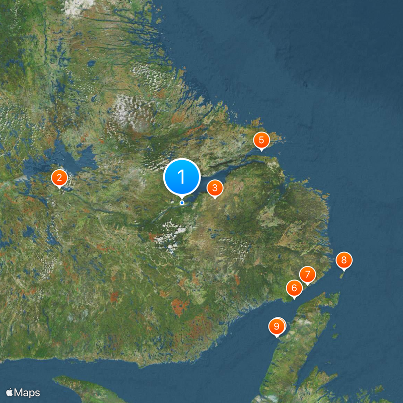 Happy Valley-Goose Bay Map