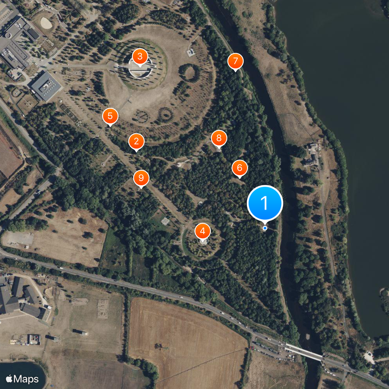 Shot at Dawn Memorial Mapa