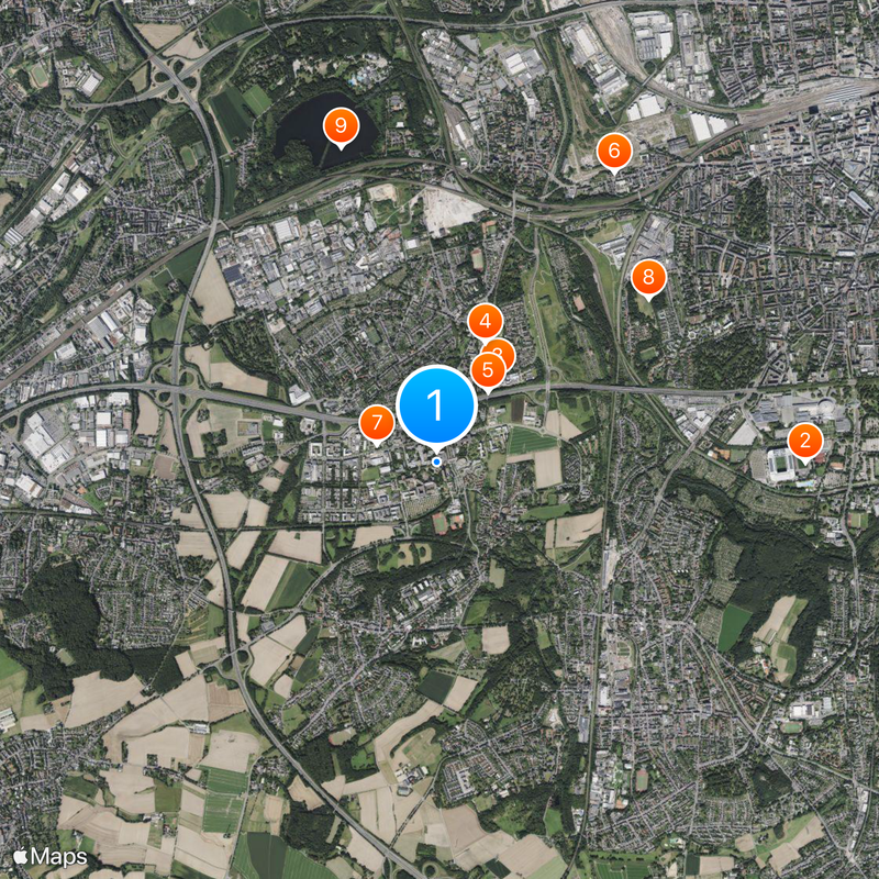 Technical University of Dortmund Map