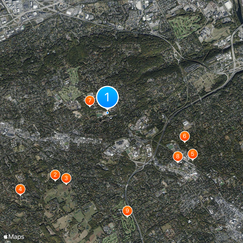 Eastern University Map