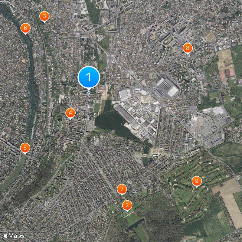 Chennevières-sur-Marne Mapa