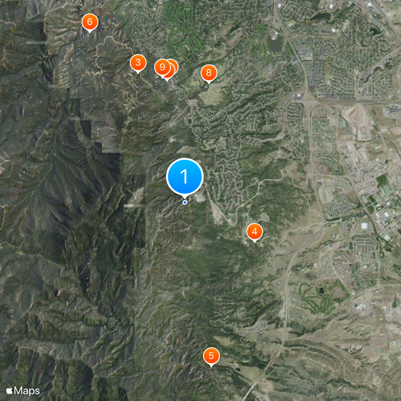Cheyenne Mountain Complex Map