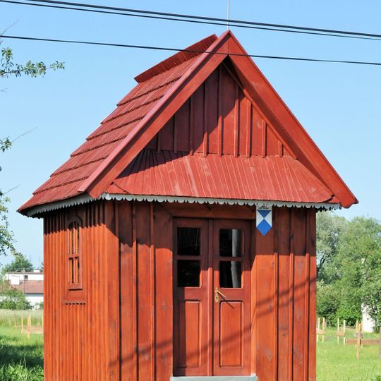 Christian wayside shrine in Podleszany