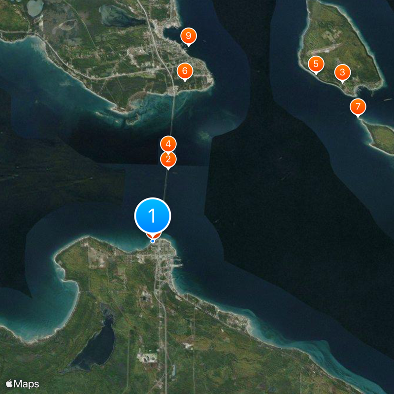 Fort Michilimackinac Mappa